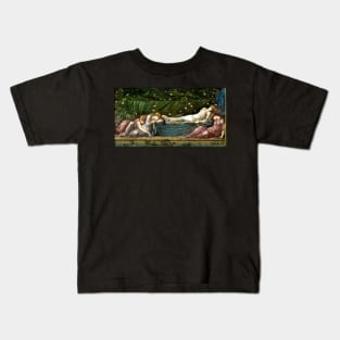 Sleeping Beauty - Little Briar Rose - Edward Burne-Jones Kids T-Shirt